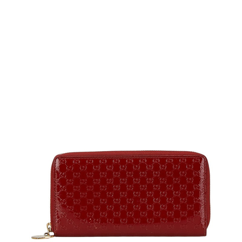 Gucci Microguccissima Red Long Wallet