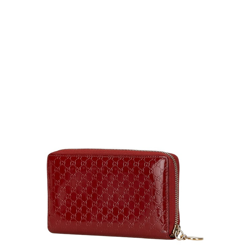 Gucci Microguccissima Red Long Wallet