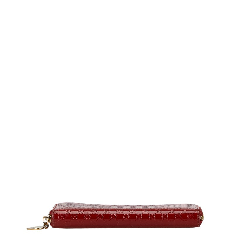 Gucci Microguccissima Red Long Wallet