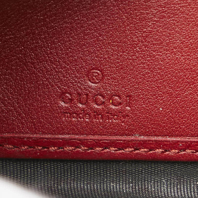 Gucci Microguccissima Red Long Wallet