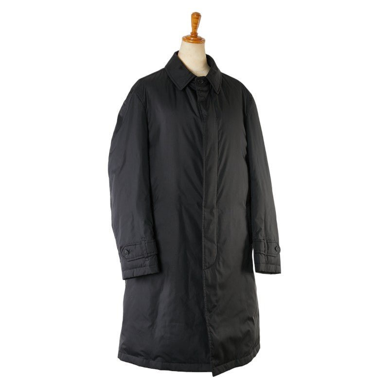 Burberry Nova Check Down Coat Black Polyester M