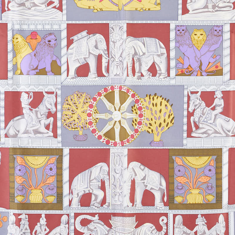 Hermes Silk Scarf TORANA Multicolor