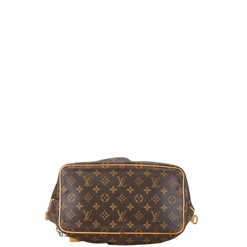 Louis Vuitton Palermo PM 2WAY Handbag Brown