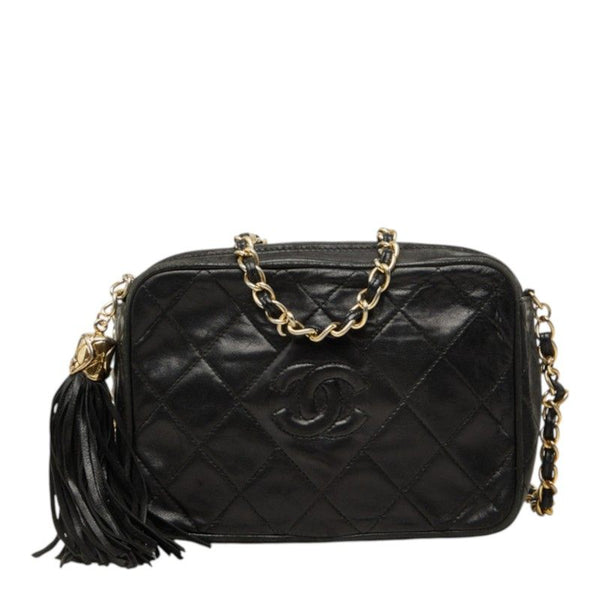 Chanel Coco Mark Matelasse Lambskin Shoulder Bag