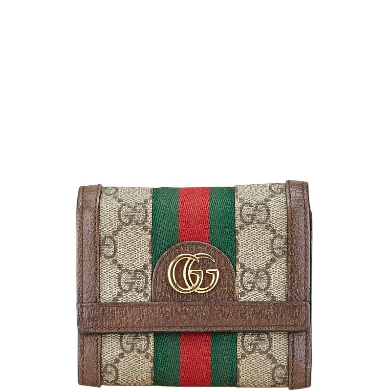 Gucci Ophidia GG Supreme PVC Leather Wallet