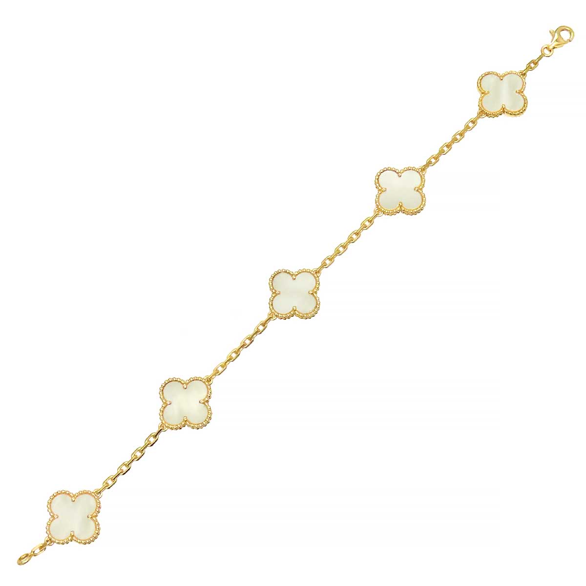 Van Cleef & Arpels Alhambra Opal Bracelet K18YG