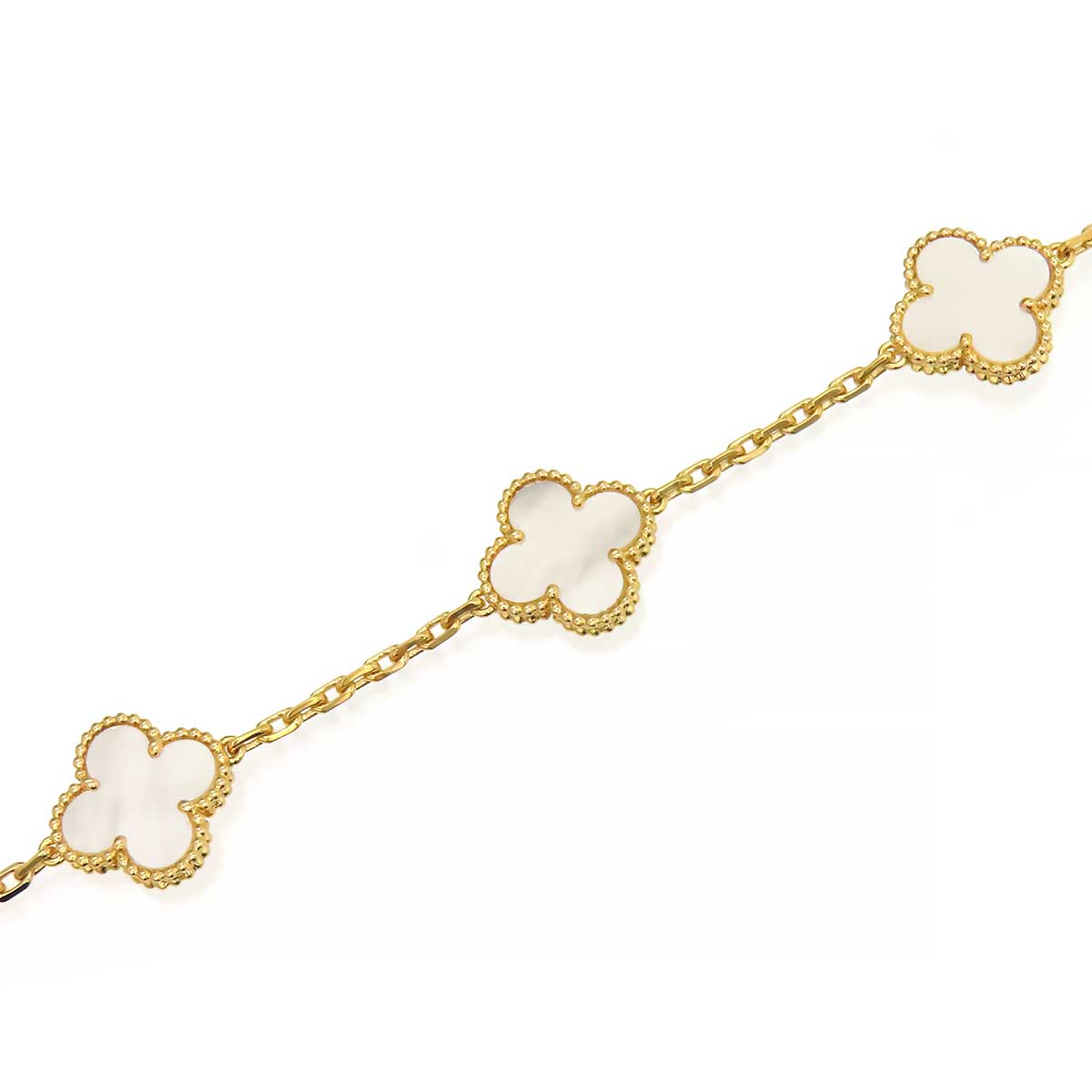 Van Cleef & Arpels Alhambra Opal Bracelet K18YG