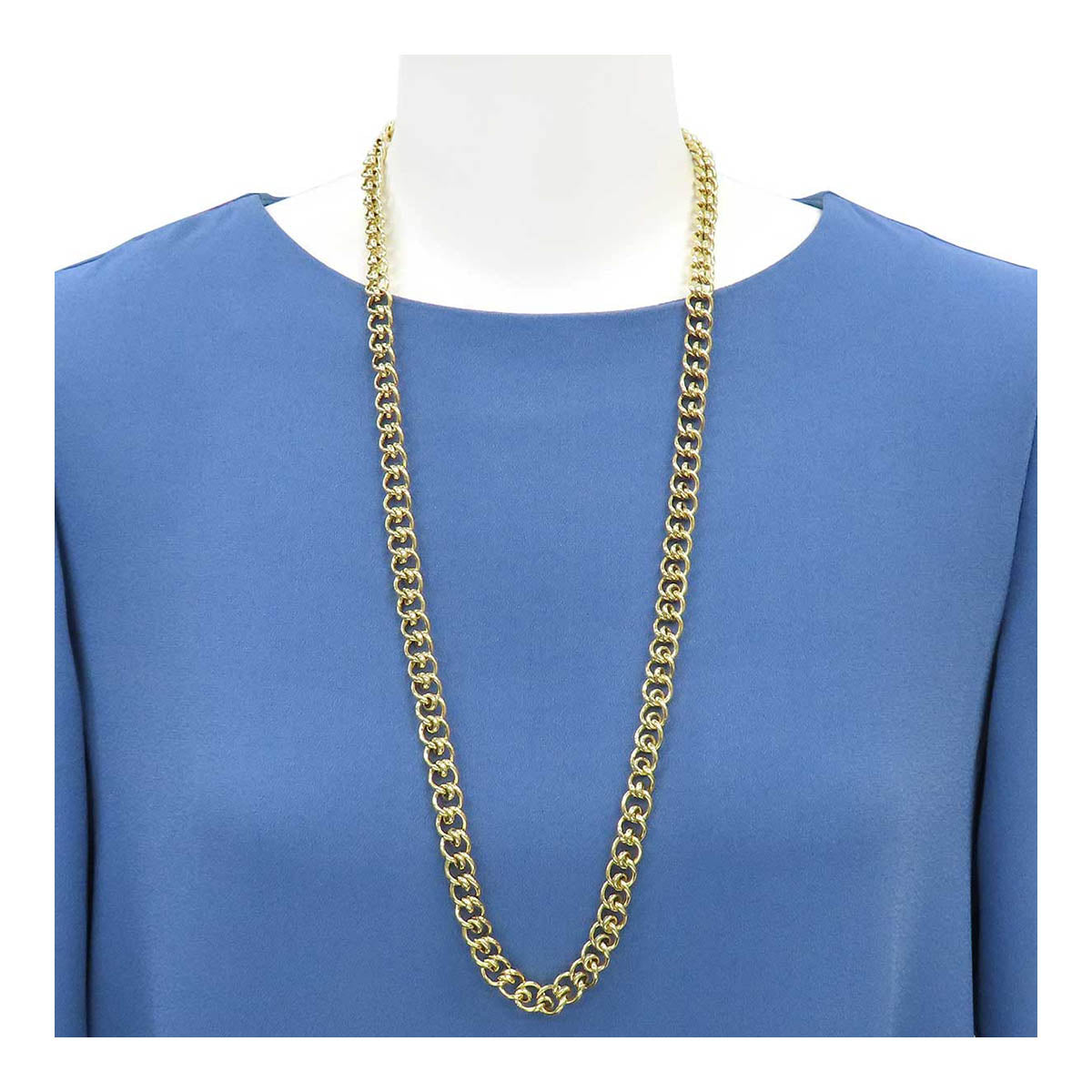 Tiffany & Co 18K Gold Link Chain Necklace