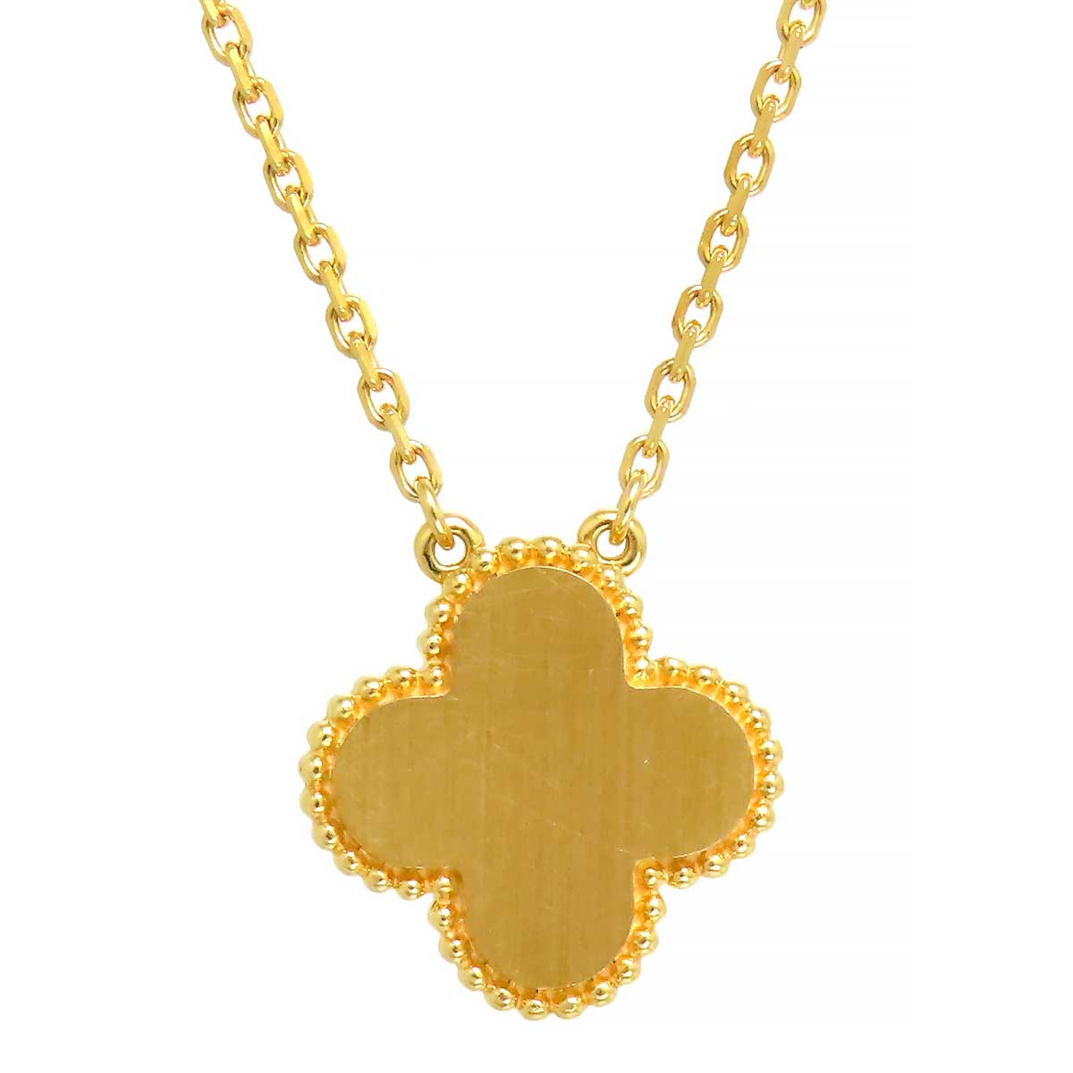 Van Cleef & Arpels K18YG Alhambra Necklace