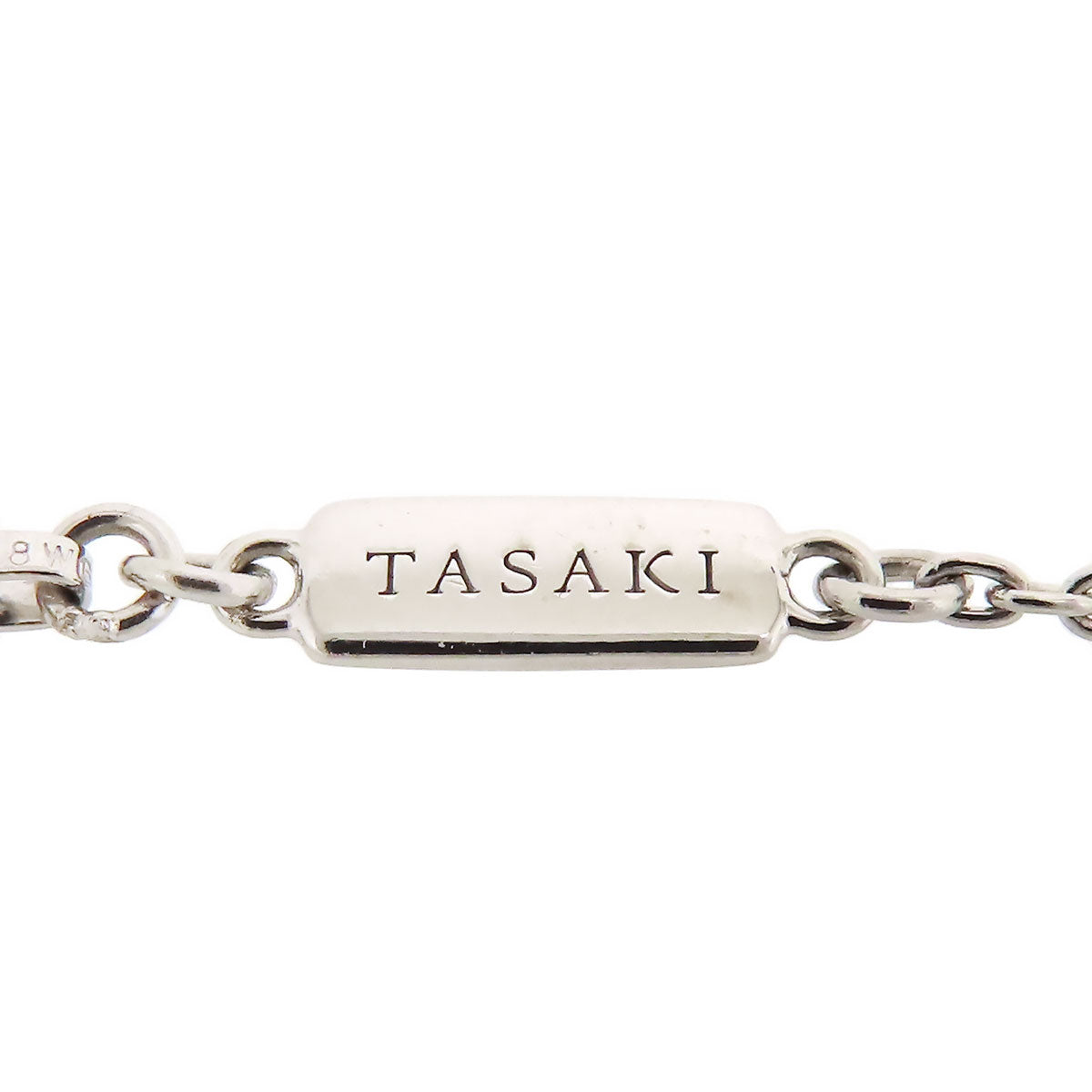 Tasaki K18WG Diamond Solo Necklace