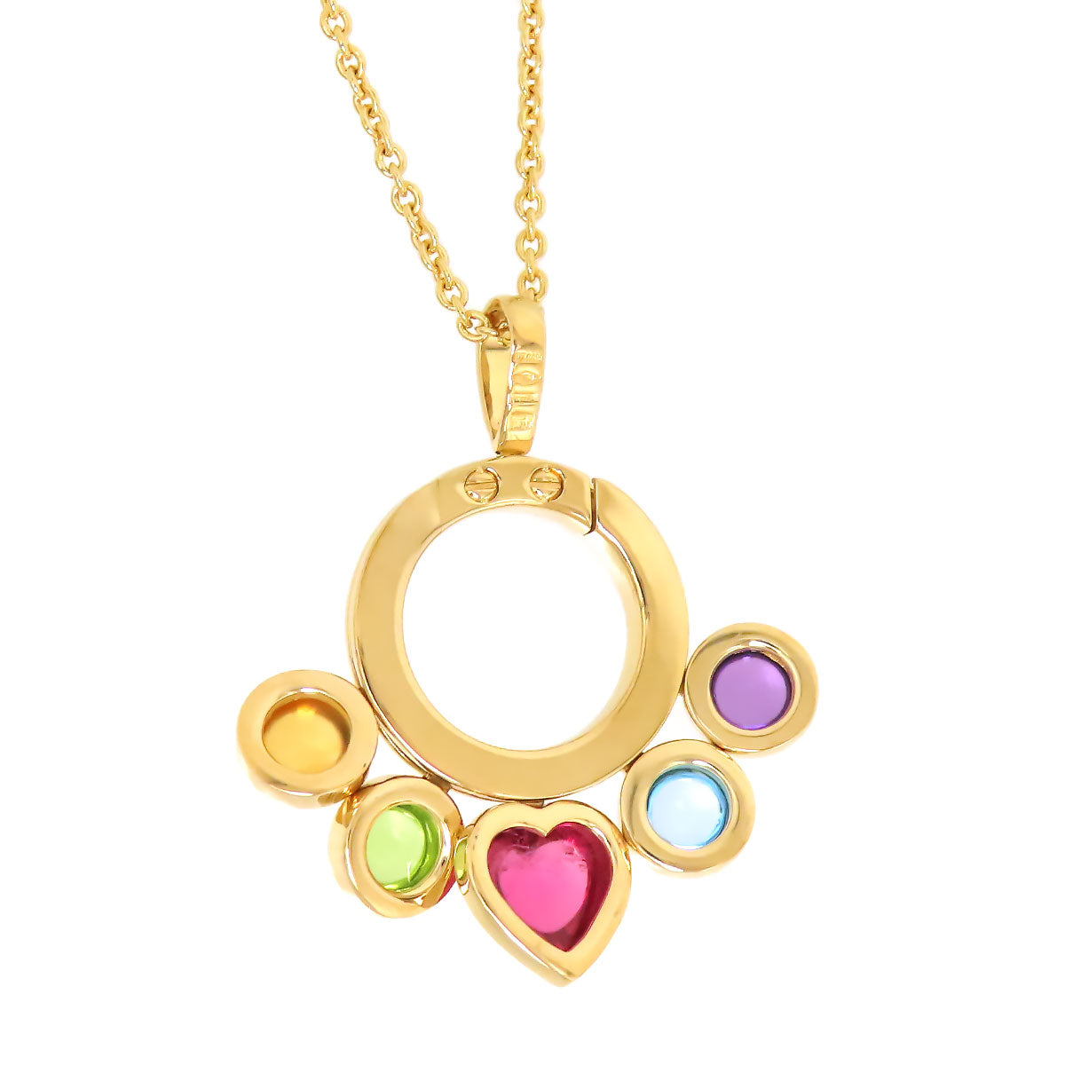 Bvlgari Allegra Multi-Color Heart Necklace