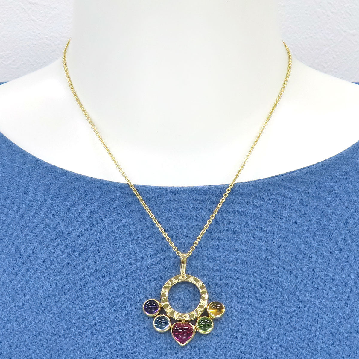 Bvlgari Allegra Multi-Color Heart Necklace