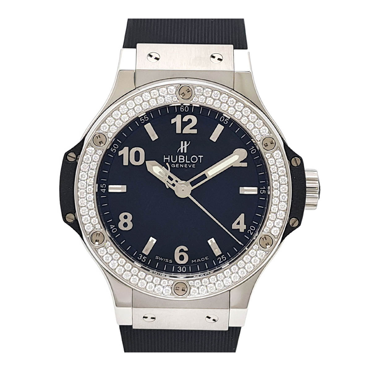 Hublot Big Bang Steel Diamond Quartz Watch