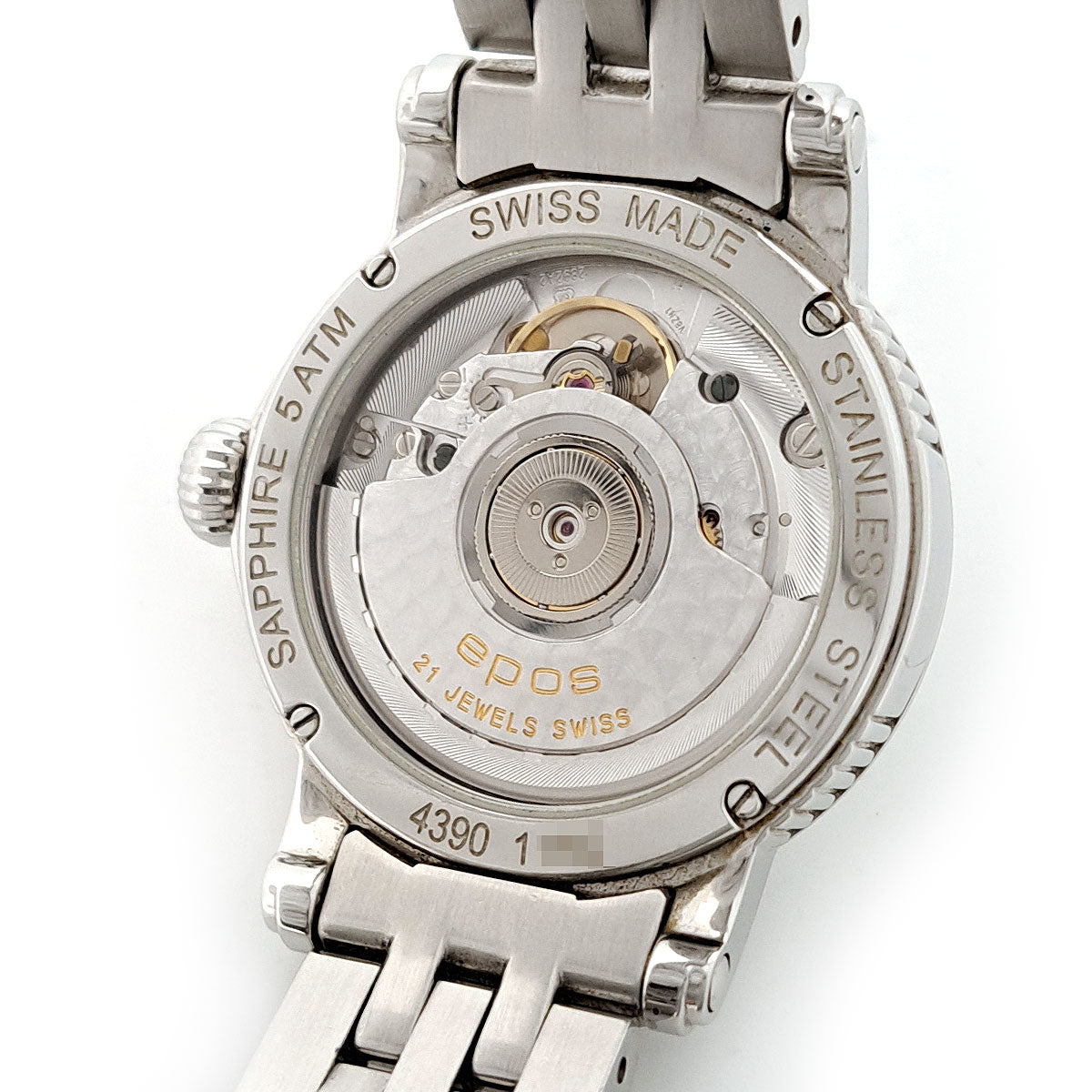 Epos 4390 Stainless Steel Automatic Watch