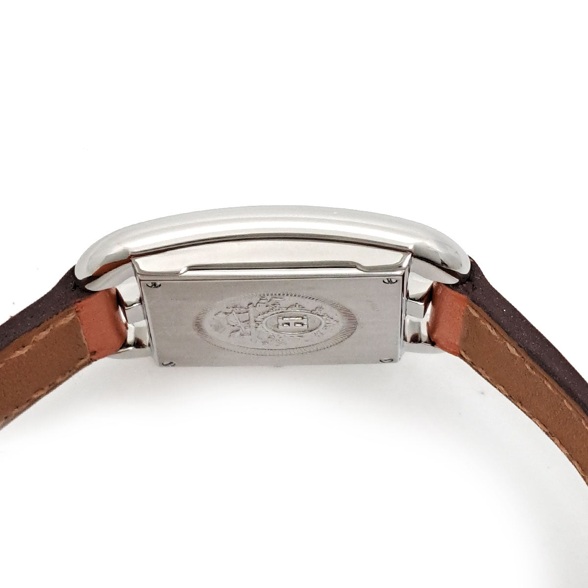 Hermes Cape Cod Quartz Watch Stainless Steel Leather