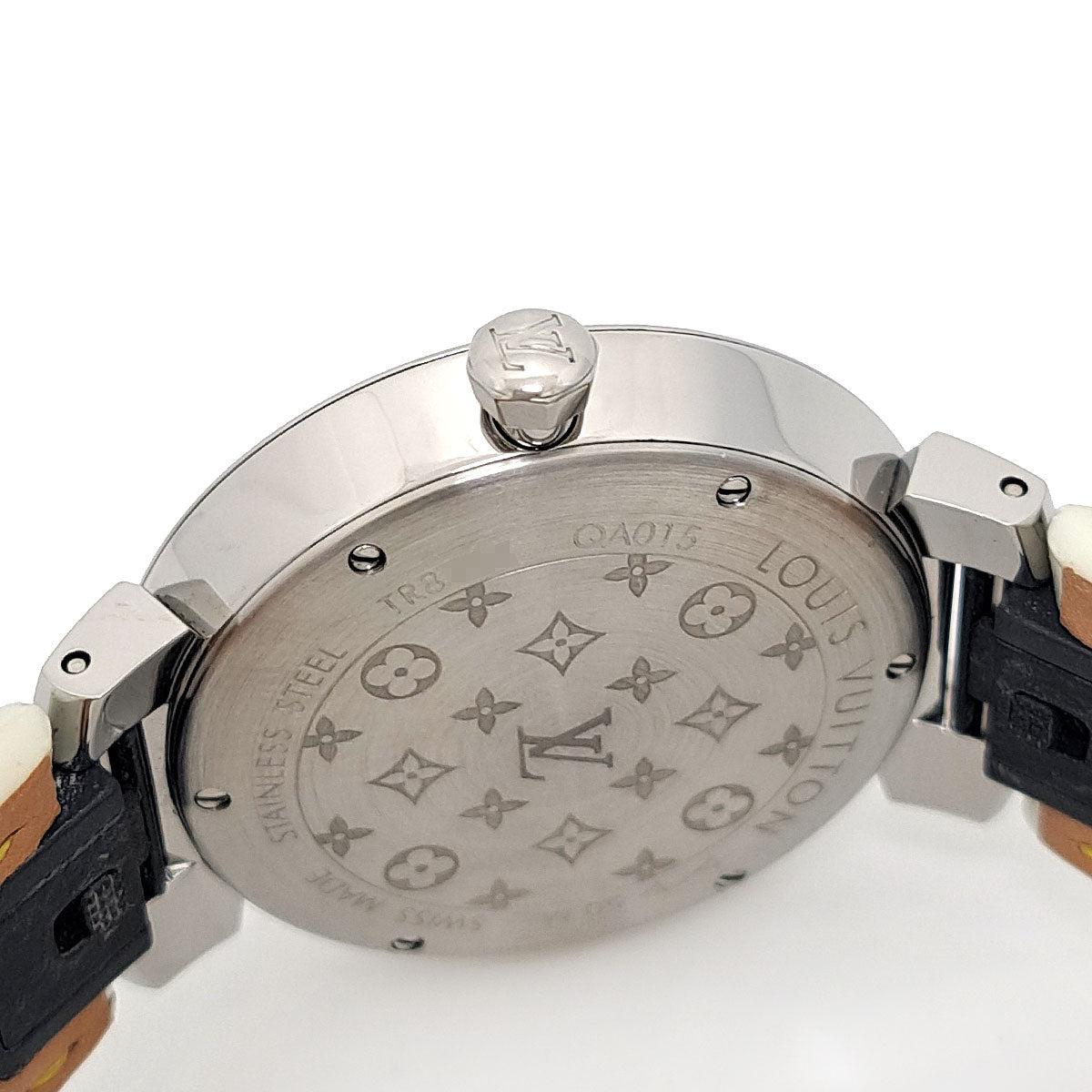 Louis Vuitton Watch Stainless Steel Leather Quartz