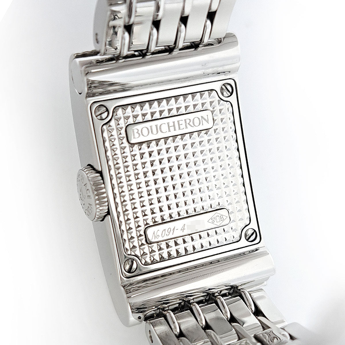 Bvlgari Stainless Steel Diamond Quartz Watch WA009512