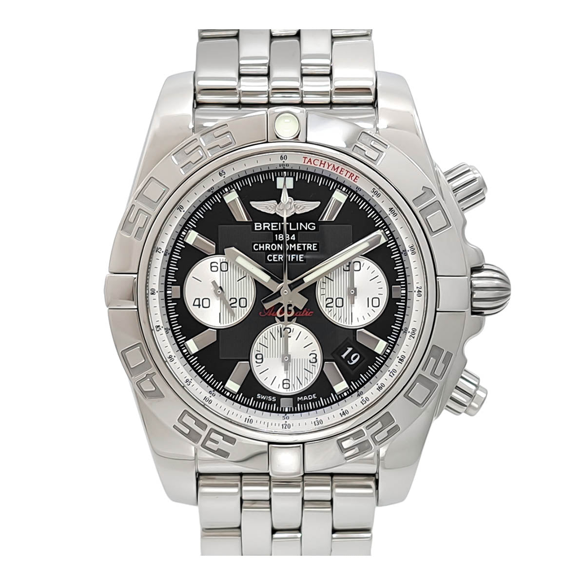 Breitling Stainless Steel Chronomat 44 Chronograph AB0110