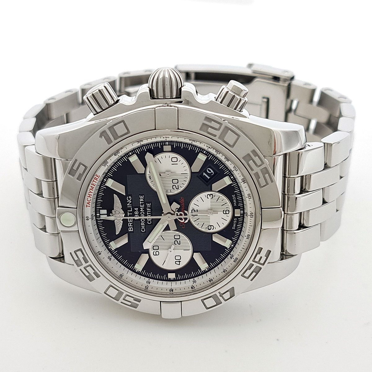 Breitling Stainless Steel Chronomat 44 Chronograph AB0110