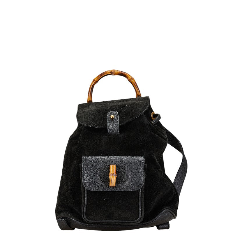 Gucci Bamboo Leather Backpack 0032265