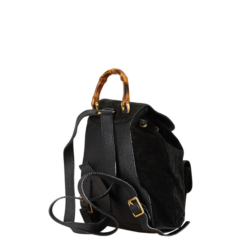 Gucci Bamboo Leather Backpack 0032265