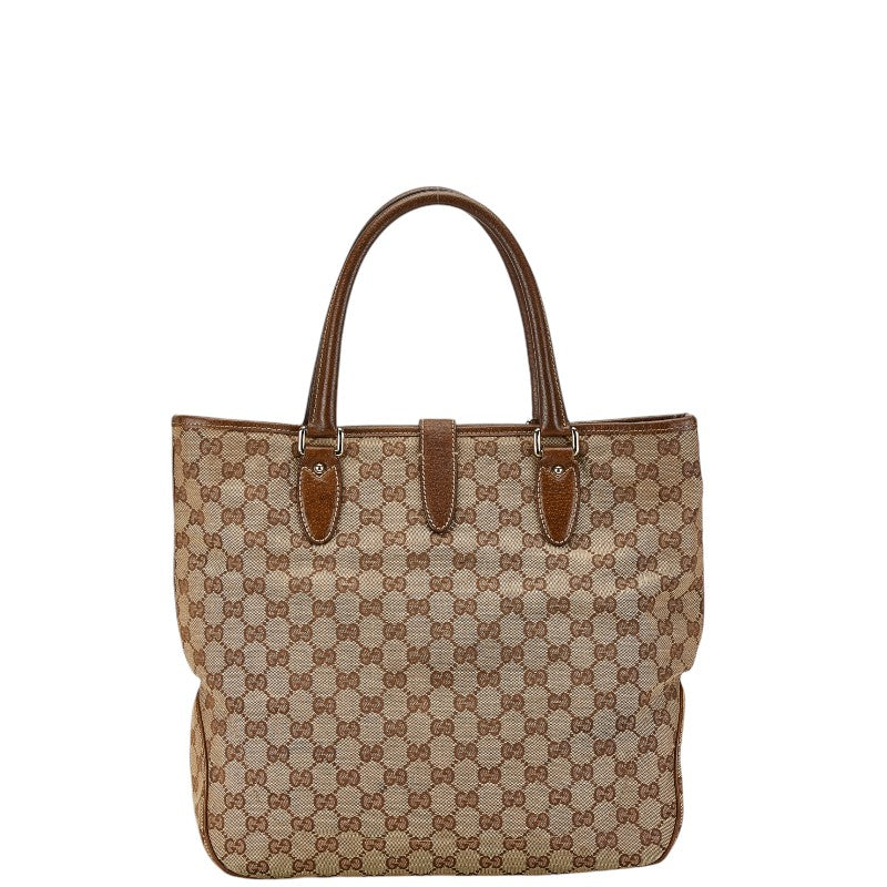 Gucci Canvas Leather Jackie Handbag Tote 145818