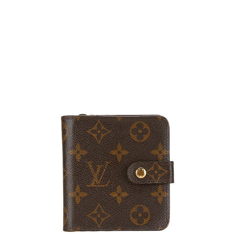 Louis Vuitton Monogram Compact Zip Wallet M61667