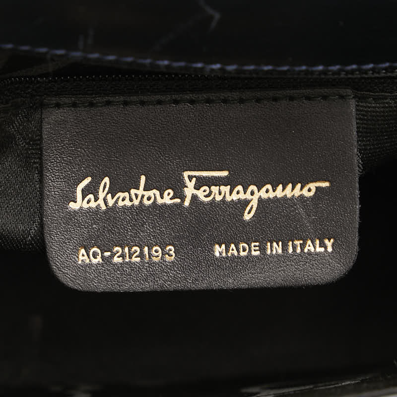 Salvatore Ferragamo Gancini Leather Handbag