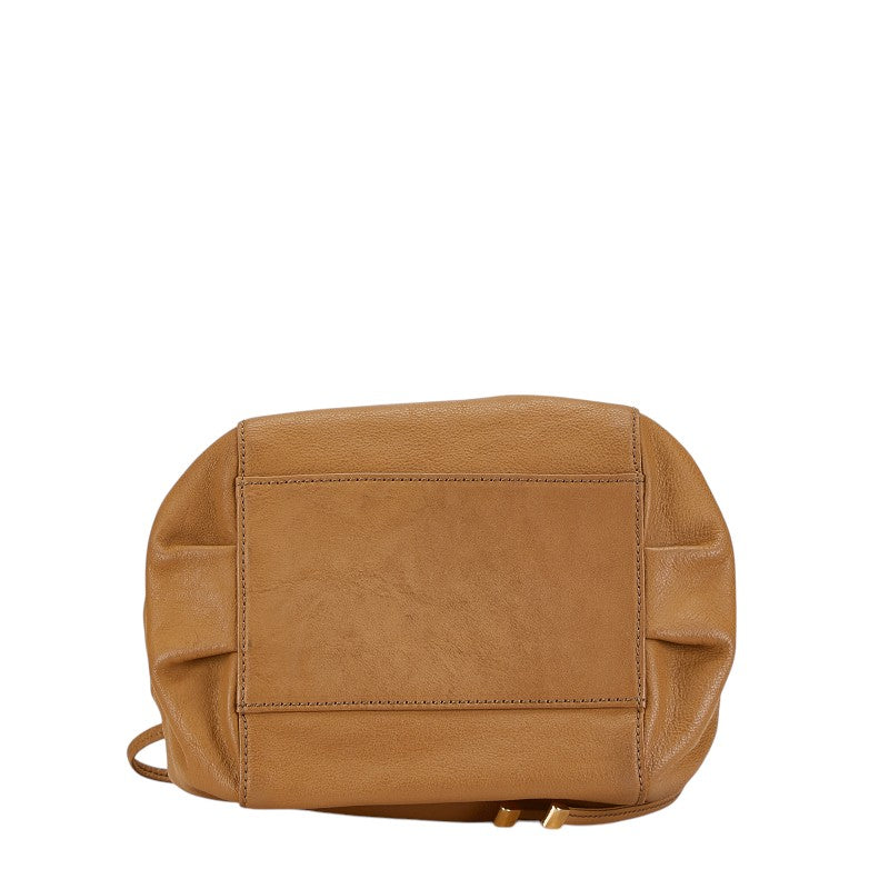 Burberry Leather Shoulder Bag Beige