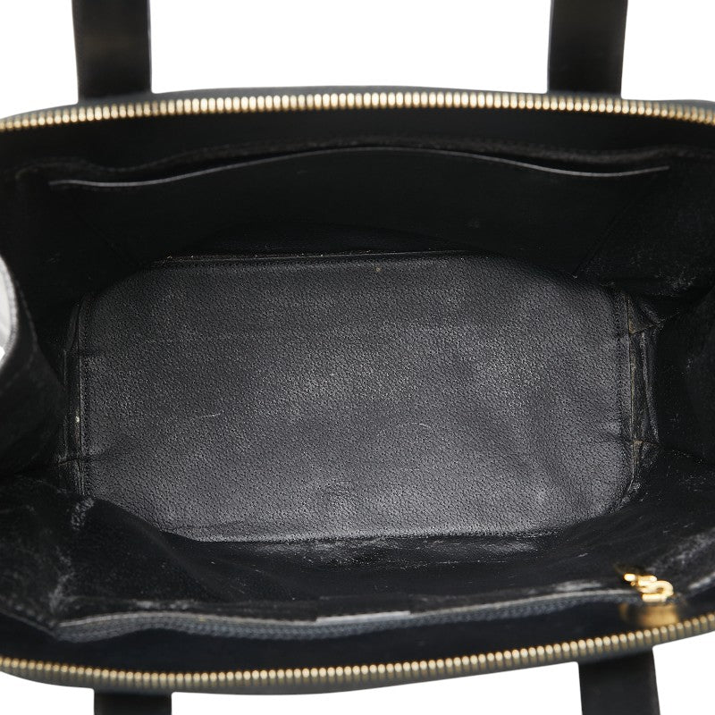 Celine Macadam Tote Bag Black PVC Leather