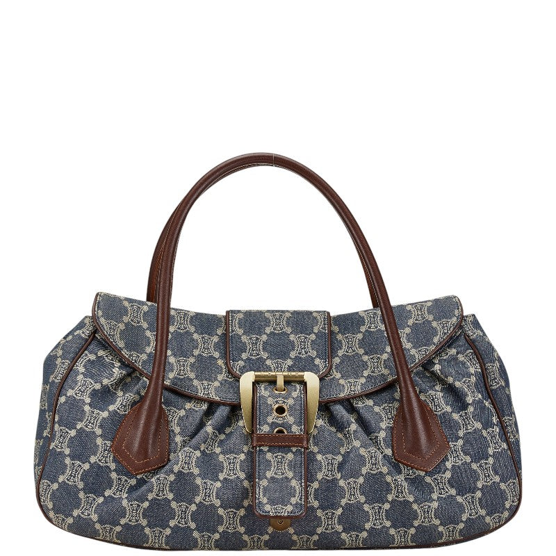 Celine Denim Leather Boogie Handbag