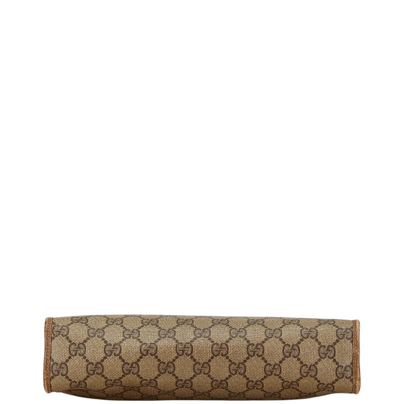 Gucci GG Supreme PVC Leather Clutch Bag