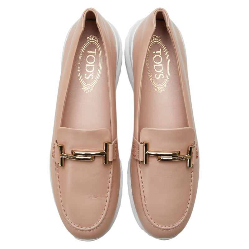 Tod's Double T Sneakers Loafers Leather Rubber