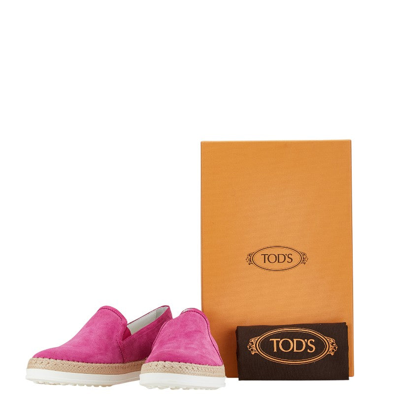 Tod's Suede Espadrille Slip-On Shoes