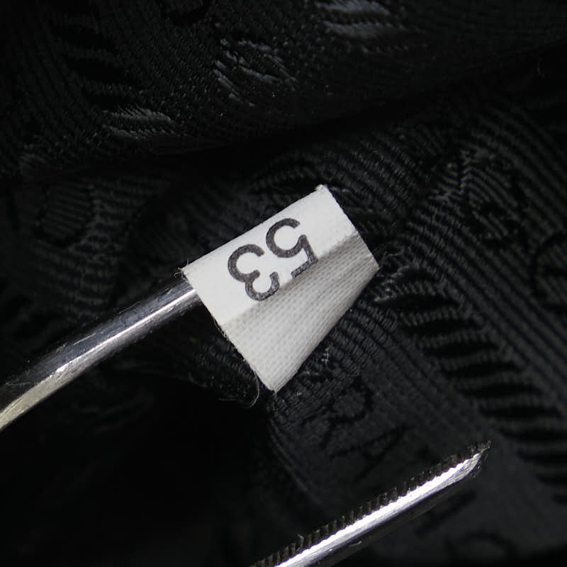 Prada Nylon Triangle Logo Shoulder Bag