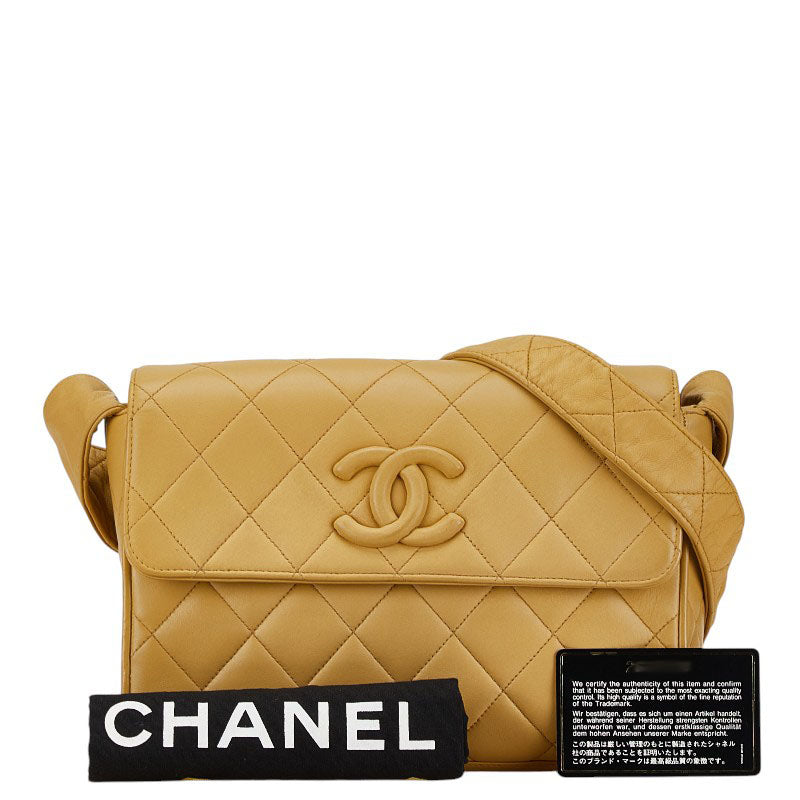 Chanel Coco Mark Matelasse Leather Shoulder Bag