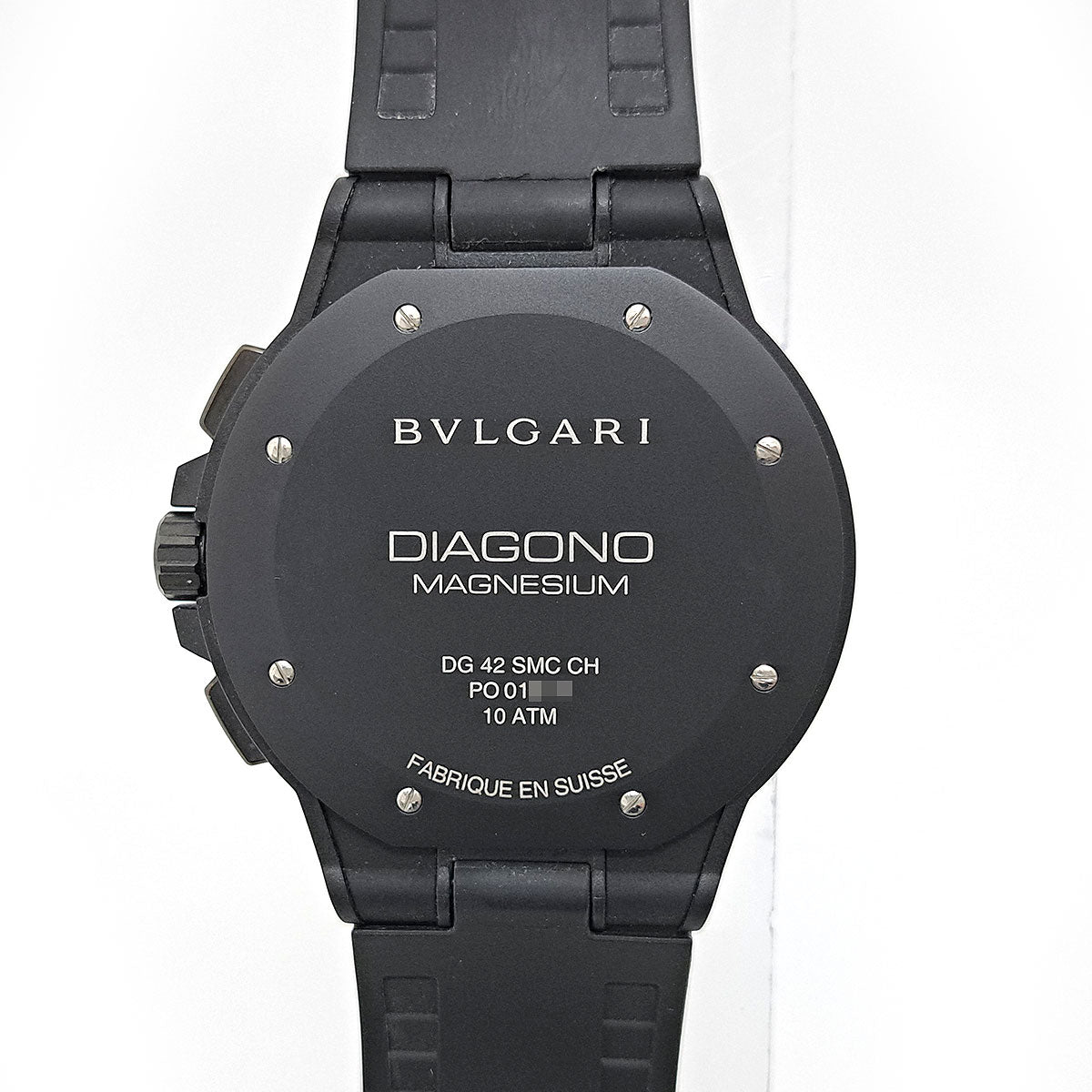 Bvlgari Magnesium Rubber Automatic Chronograph Watch