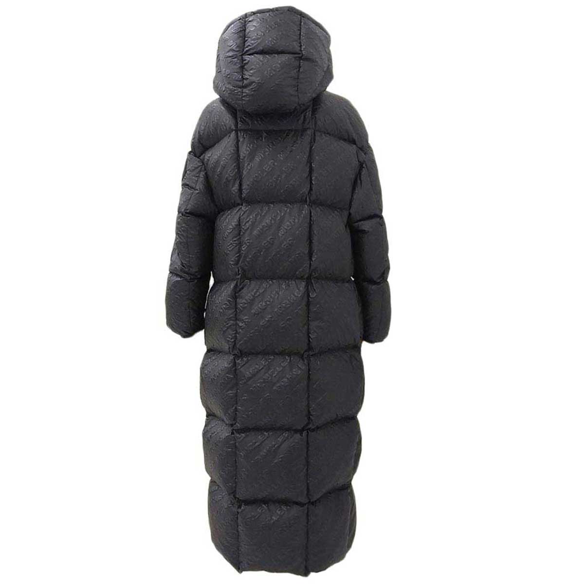 Moncler Nylon Down Jacket Black Hooded