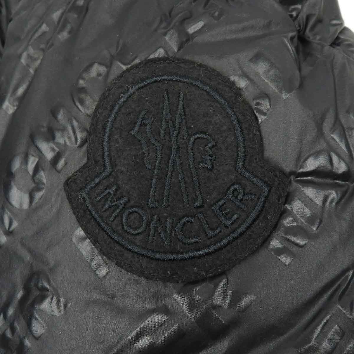 Moncler Nylon Down Jacket Black Hooded