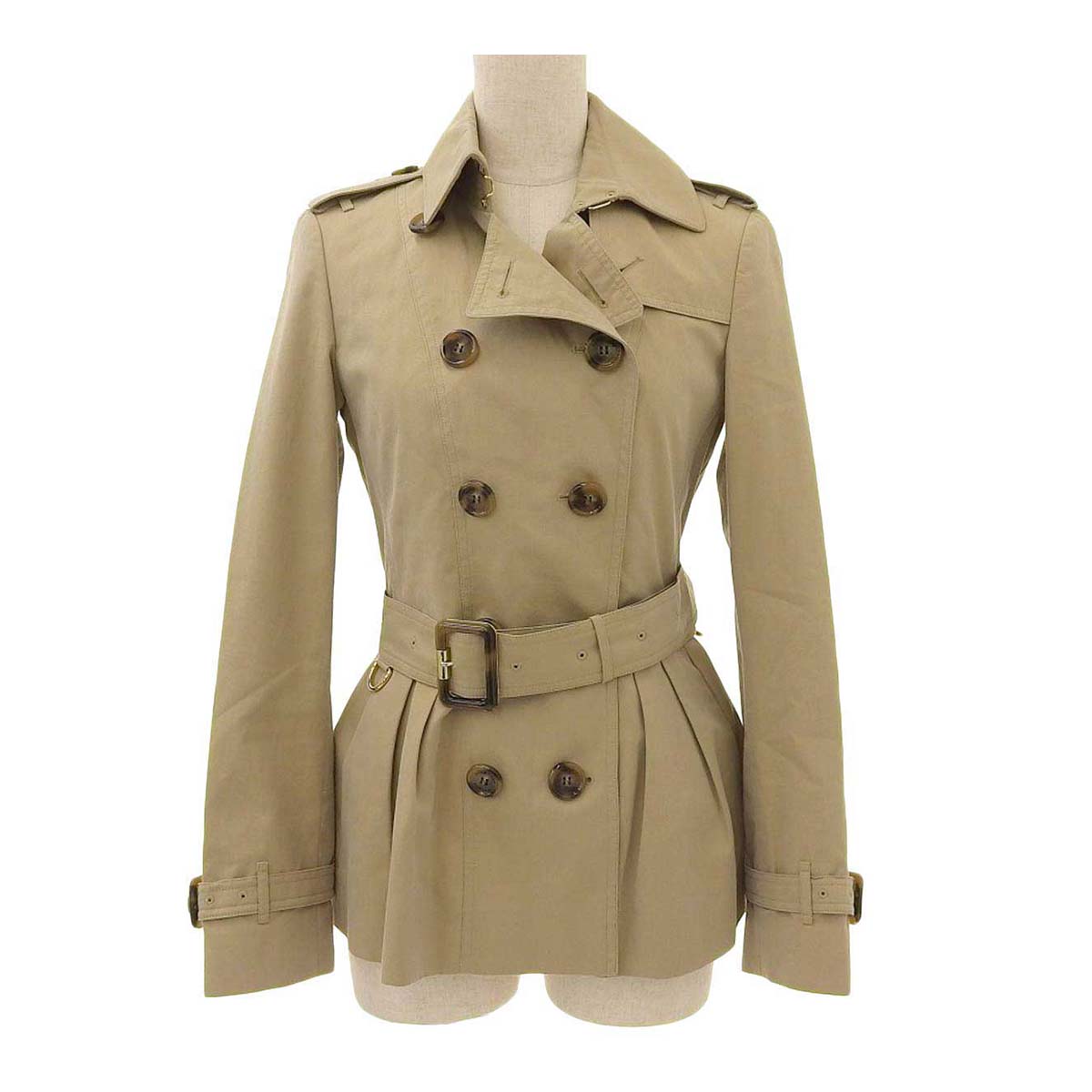 Burberry Trench Coat Beige UK4 Short