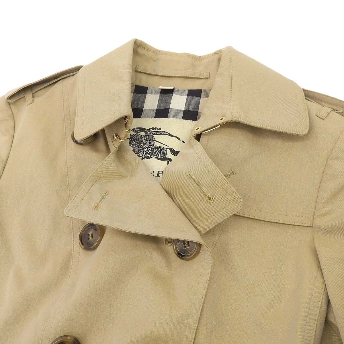 Burberry Trench Coat Beige UK4 Short