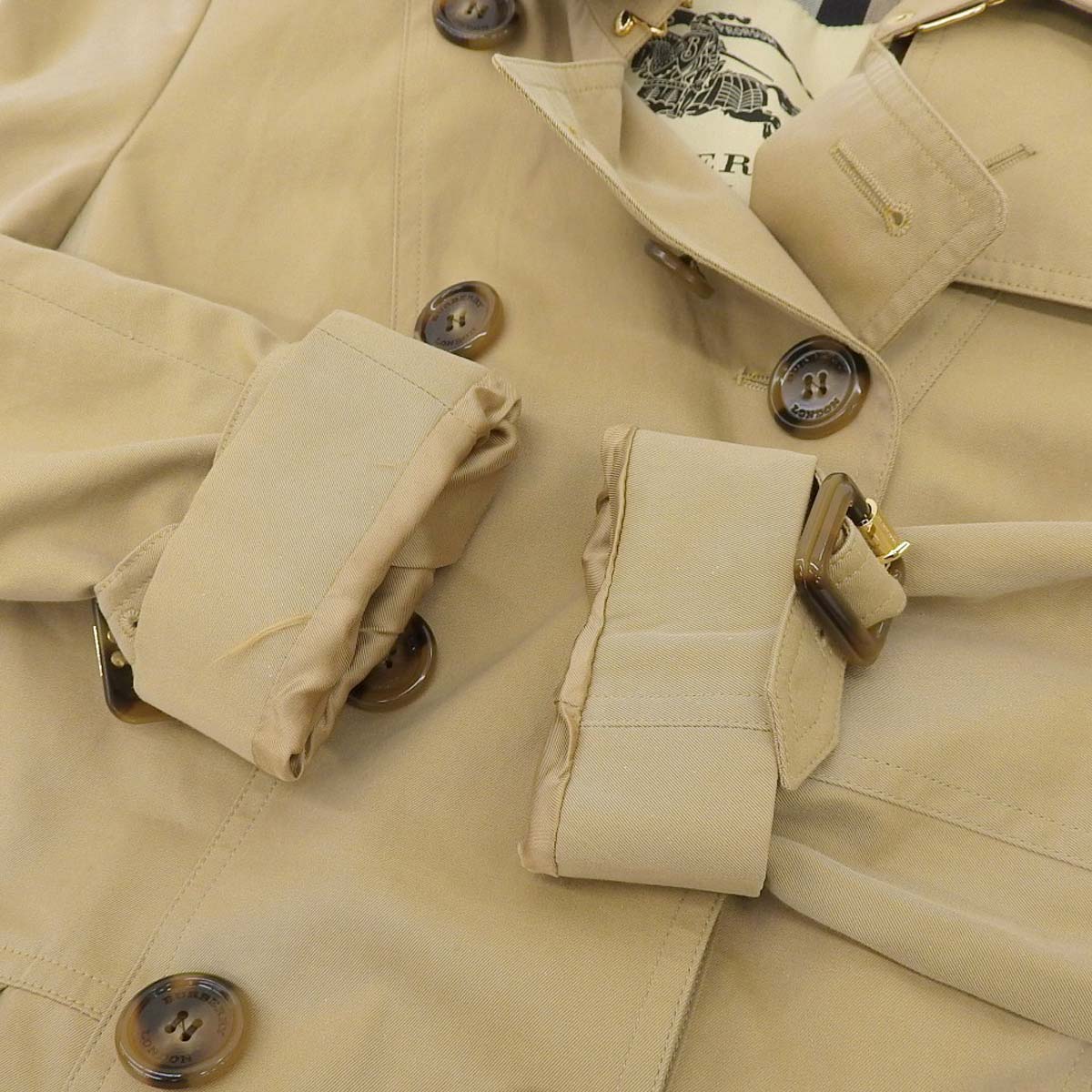 Burberry Trench Coat Beige UK4 Short