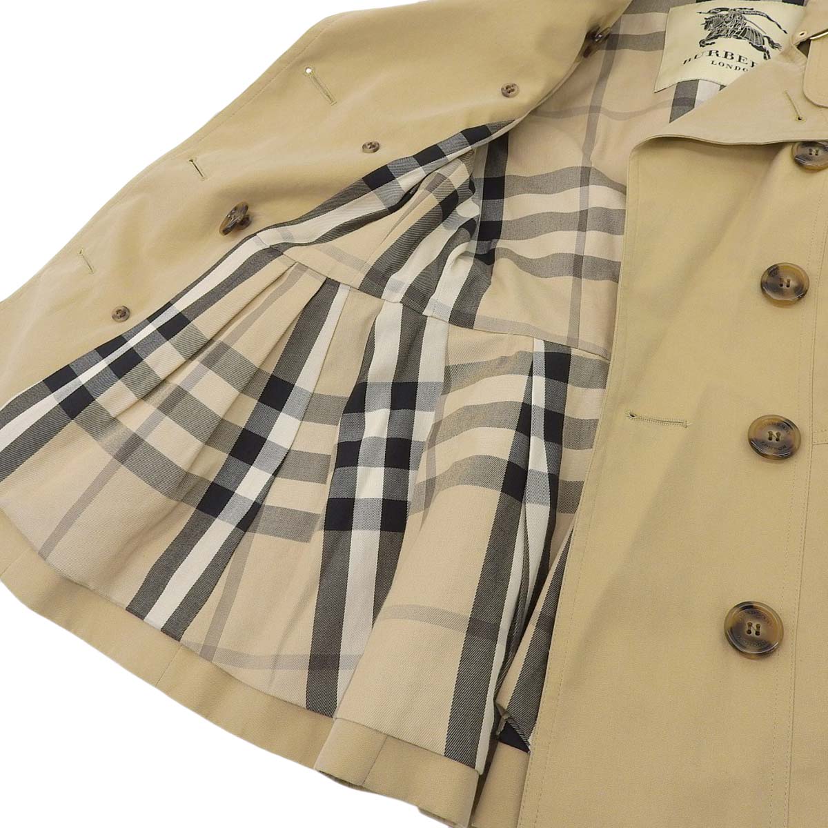 Burberry Trench Coat Beige UK4 Short