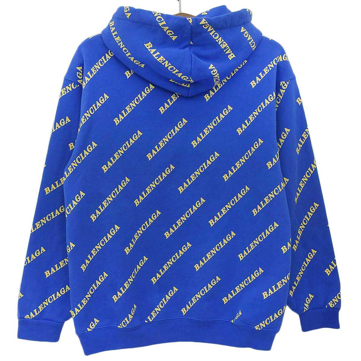 Balenciaga Hoodie 600583 Blue Yellow