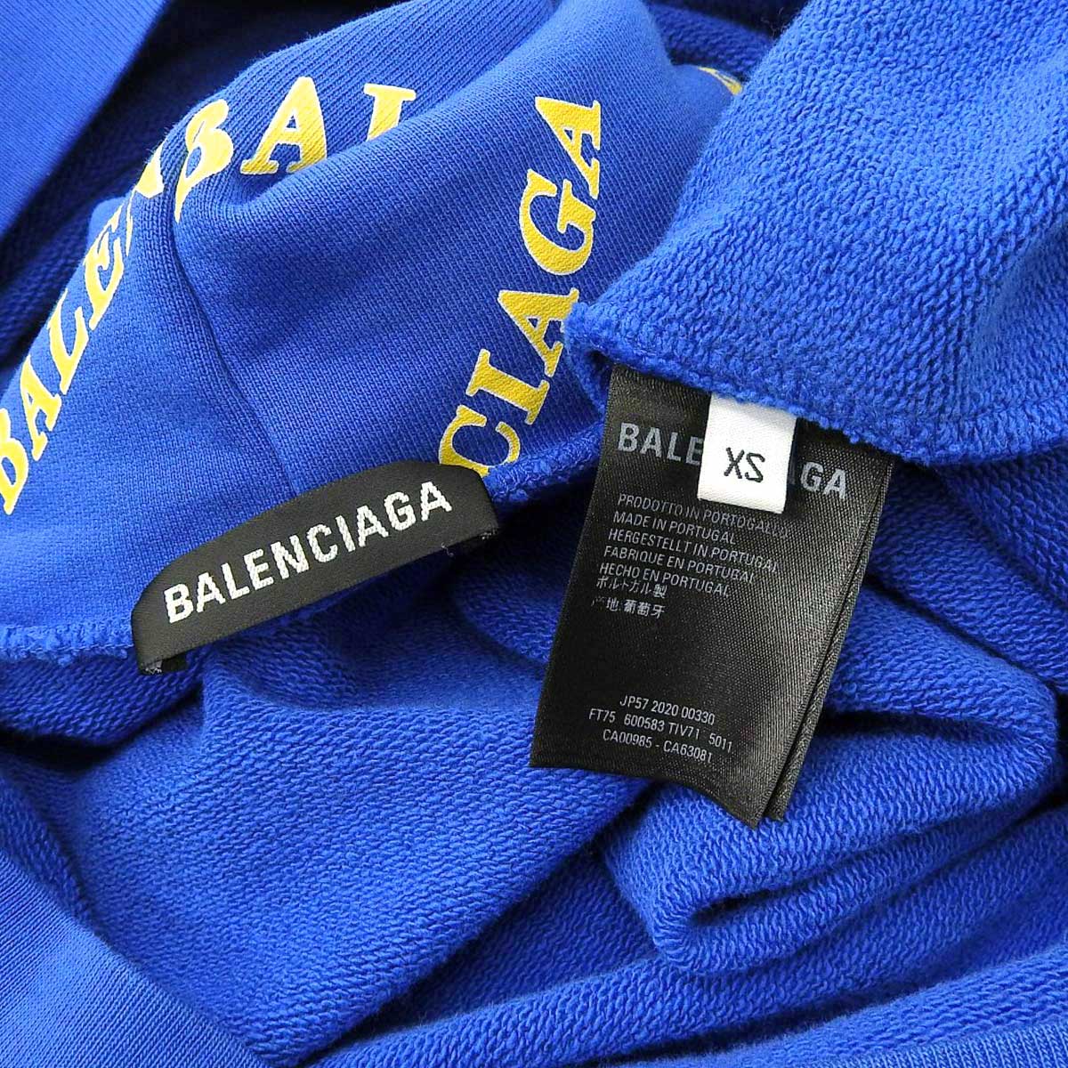 Balenciaga Hoodie 600583 Blue Yellow