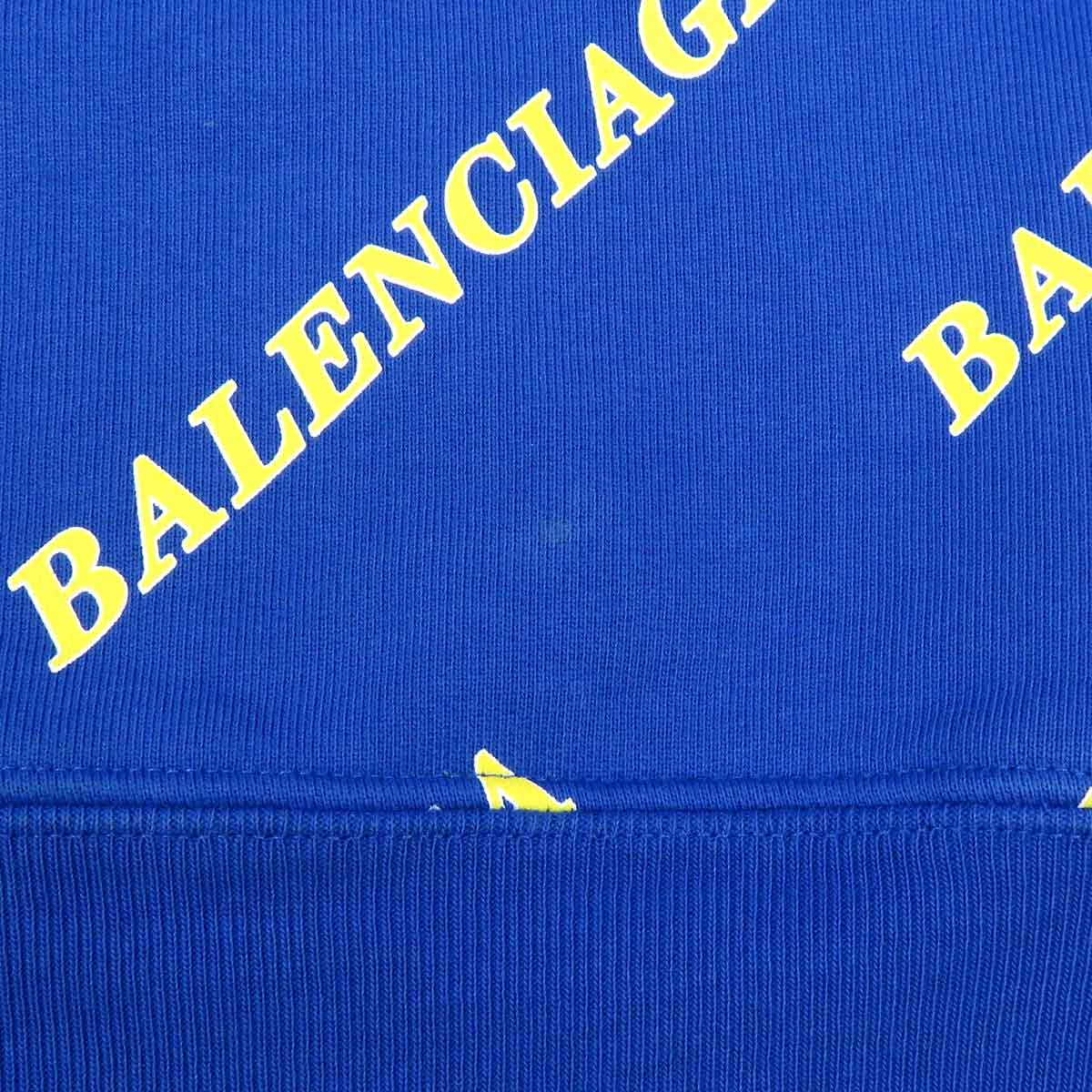 Balenciaga Hoodie 600583 Blue Yellow