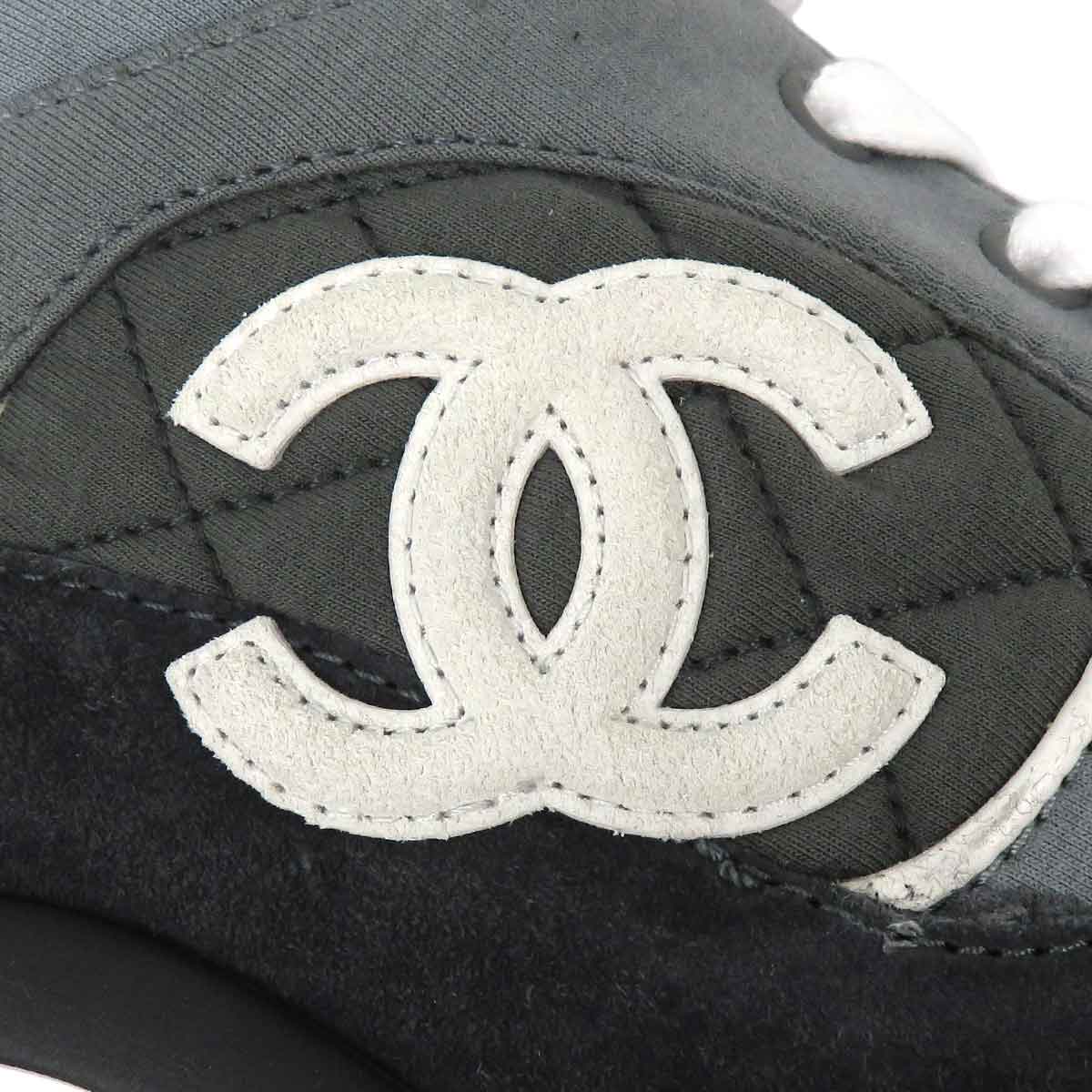 Chanel Suede Sneakers G40186 Gray