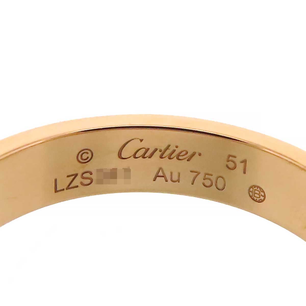 Cartier K18PG Love Wedding Ring B4085251