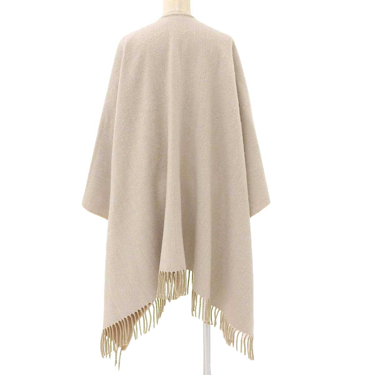 Fendi Wool Cashmere Blend Poncho FXX707