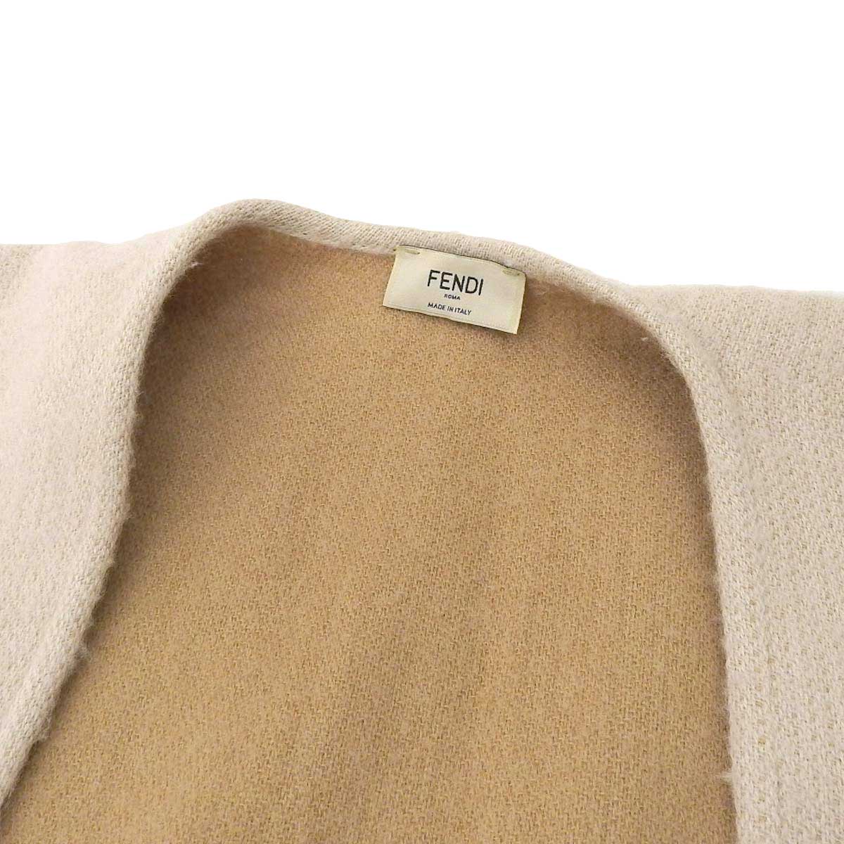 Fendi Wool Cashmere Blend Poncho FXX707